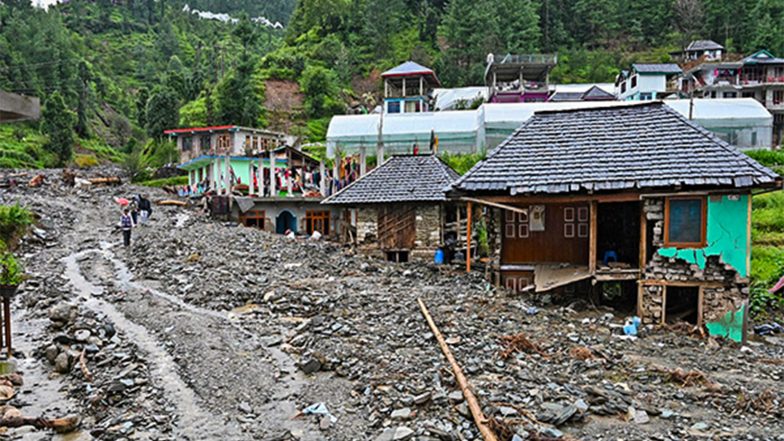 India News | Heavy Rains Disrupt Himachal Pradesh; 106 Roads Blocked, 66 Power Transformers Affected
