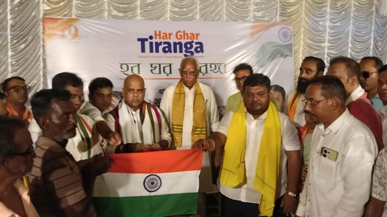 India News | Tripura BJP Launches Tiranga Distribution Drive Ahead of Independence Day
