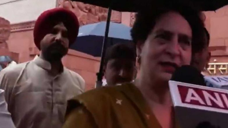 India News | Priyanka Gandhi Says Rahul Met Jharkhand Students, Asks Amit Shah to Make Statement