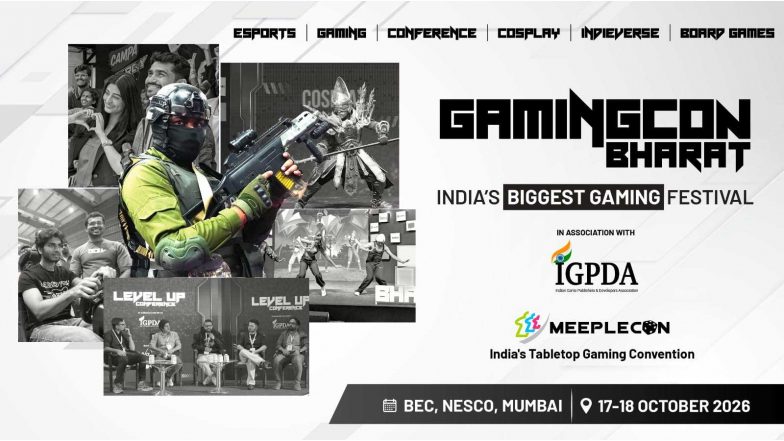Sports News | GamingCon Bharat Returns for Third Edition with Maharashtra Govt Support, Expecting More Than 20,000 Visitors
