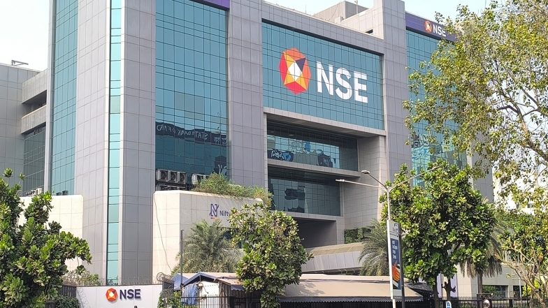 Business News | Sensex Ends 388 Points Lower, Nifty Falls 112 Points Amid Crude Oil Surge