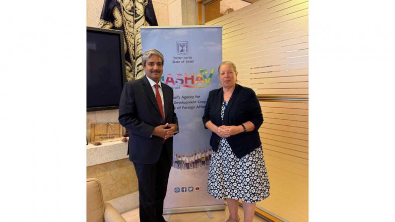 World News | India, Israel Discuss Development Partnership, New Avenues of Cooperation