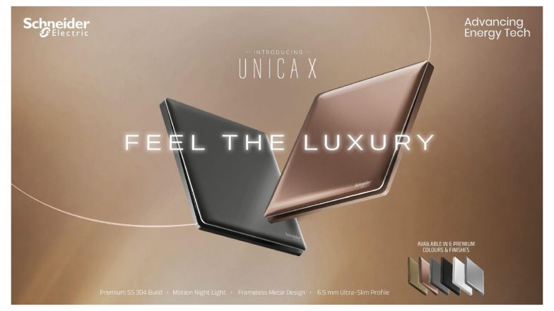 Business News | Schneider Electric Launches Unica X Premium Switch & Socket Range