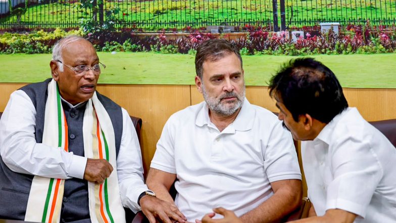 India News | Congress Leadership Meet to Finalise Portfolio Allocations for Expanded Karnataka Cabinet