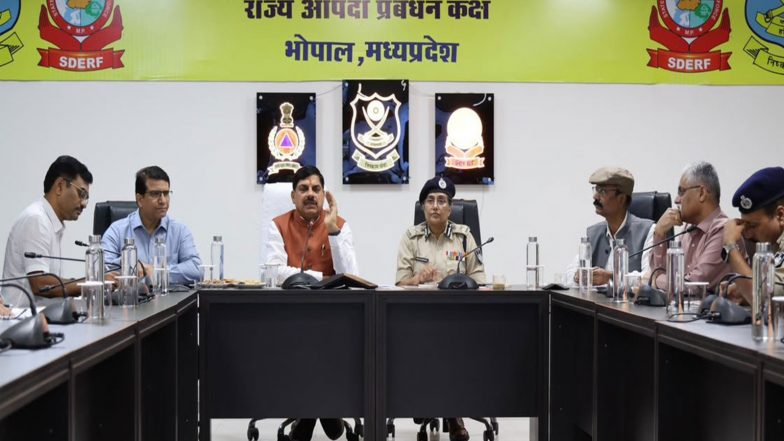 India News | MP CM Mohan Yadav Reviews Rain-hit Districts, Directs Officials to Intensify Rescue Operations