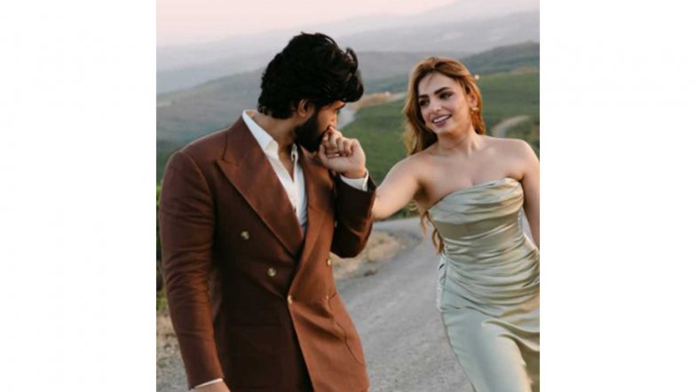Entertainment News | 'Jhoome Jo Pathaan' Singer Sukriti Kakar Gets Engaged to Beau Shoumik Shetty, Shares Dreamy Pics