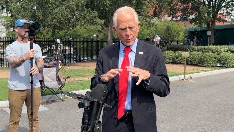 World News | PM Modi and President Trump Will Work out Russian-oil Related 100 Per Cent Tariff Issue: Senior US Official