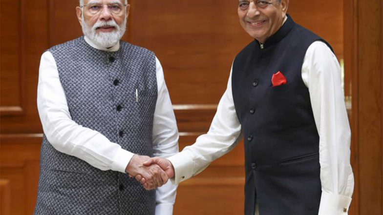 World News | Indian Envoy Calls on PM Modi Seeking Guidance on Strengthening India-Bangladesh Ties