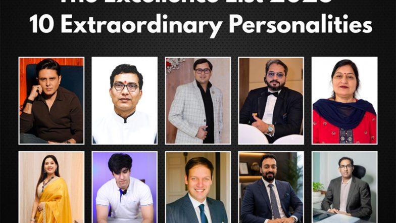 Business News | The Excellence List 2026 | 10 Extraordinary Personalities