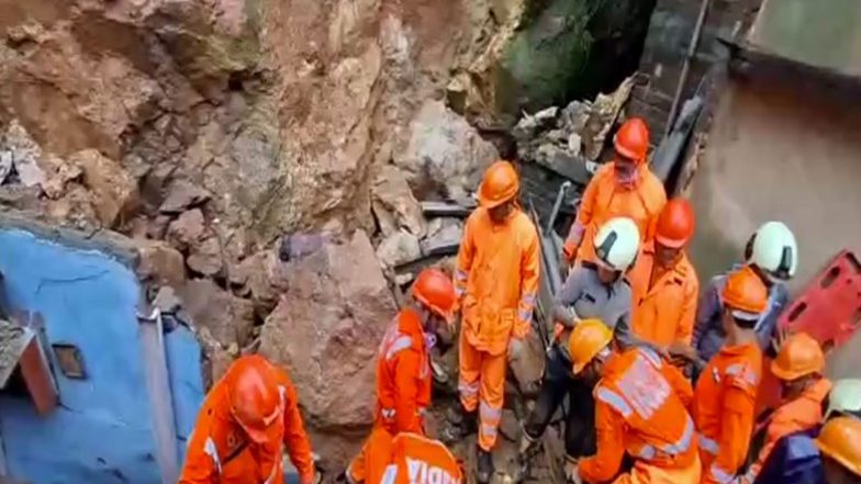 India News | Mumbai: 6 Dead, 4 Injured in Kurla Landslide; Mayor Announces Rs 4 Lakh Compensation for Deceased