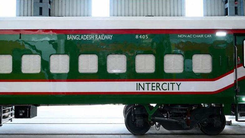World News | India Rolls out 19 Customised Passenger Coaches for Bangladesh Railway
