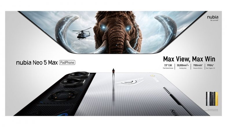 Business News | Nubia Neo 5 Max with 7.5-Inch Display Lands as a New PadPhone Category