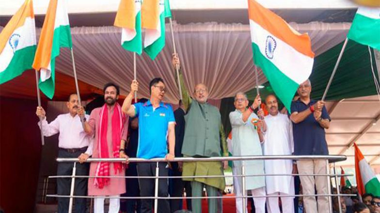 India News | Vice-President Flags off 'Har Ghar Tiranga Bike Rally 2026' in Delhi