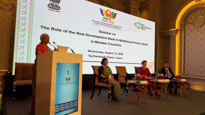 Business News | BRICS Nations Need Stronger Frameworks to Mobilise Private Capital at Scale: Nirmala Sitharaman