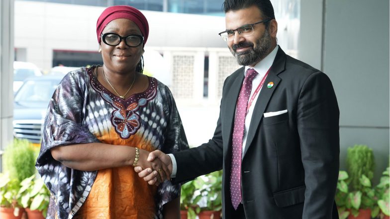 World News | Global South Partnership Deepens as Liberian Foreign Minister Sara Beysolow Nyanti Arrives in India