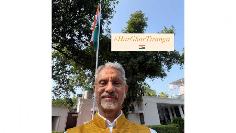 World News | Tiranga in Every Heart: EAM Jaishankar Shares Selfie with Tricolor