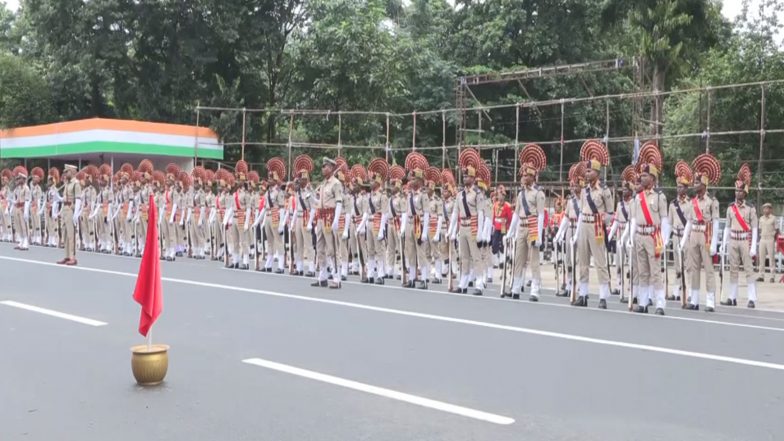 India News | Full-dress Rehearsal Held in Bhubaneswar Ahead of 80th Independence Day Celebrations