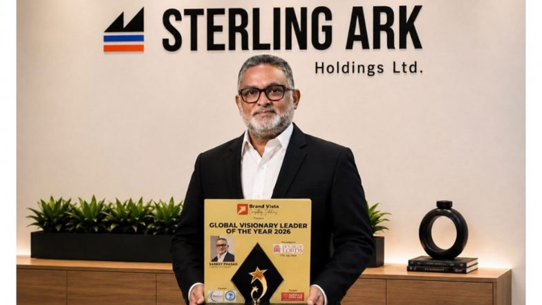 Business News | Sankey Prasad Honoured as 'Global Visionary Leader of the Year 2026' at The Next Economy Forum 2026 in the UK Parliament