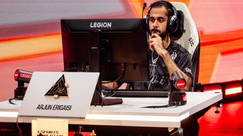 Sports News | Chess at Esports World Cup 2026: Arjun Erigaisi, Nihal Sarin, Pranesh M Vie for Playoffs Spots on Day 2 of Group Stage