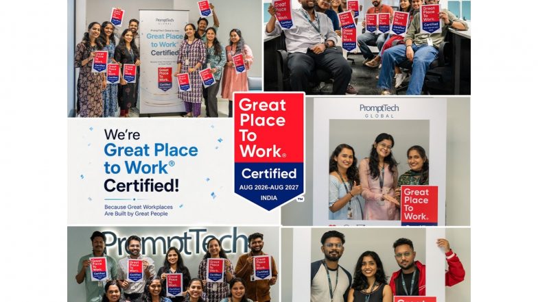 Business News | PromptTech Global Earns Great Place to Work® Certification