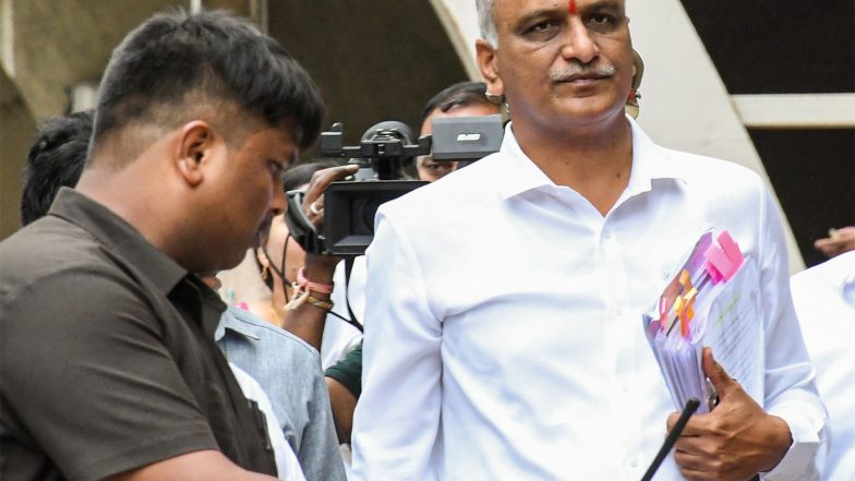 India News | BRS' Harish Rao Demands Cancellation of Proposed TGIIC Auction of 10.63 Acres in Raidurg Heritage Precincts