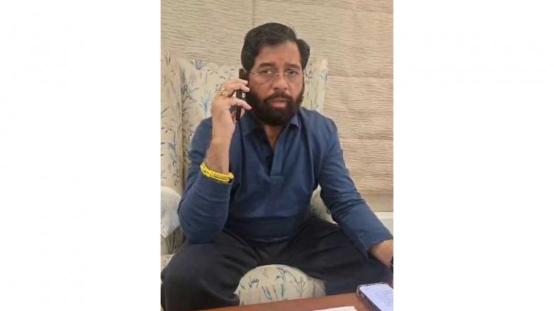 India News | Eknath Shinde Enquires About Sukhbir Singh Badal's Health After Nanded Gurdwara Attack