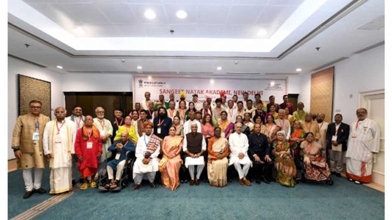 Entertainment News | President Murmu Presents Sangeet Natak Akademi Fellowships, Awards to over 100 Artists