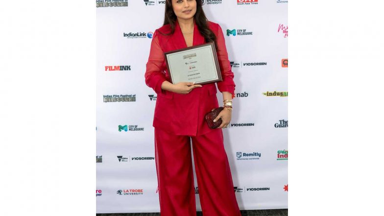 Entertainment News | Rani Mukerji Honoured at IFFM 2026 with Special Citation for Excellence in Acting