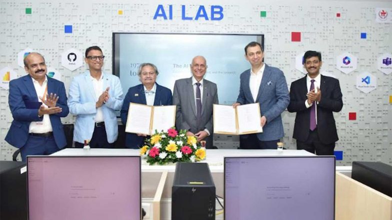 Business News | Five Microsoft Labs to Transform AI Learning and Innovation Across MAHE