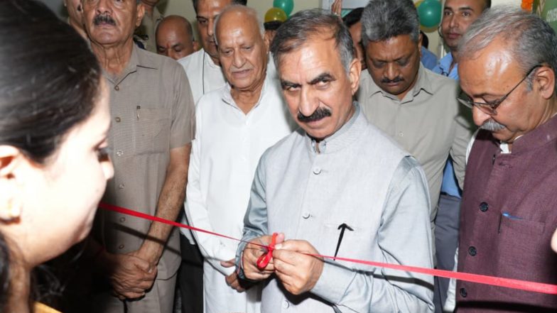 India News | Himachal CM Flags off 35 Electric Buses for Hamirpur, Inaugurates SRT, CBT Labs and Other Projects