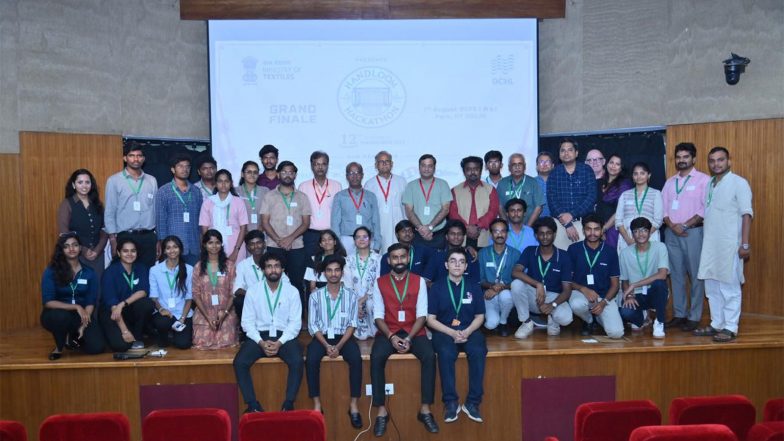 Business News | Handloom Hackathon 2026 Concludes with Breakthrough Innovations to Modernize India's USD 5 Billion Handloom Industry