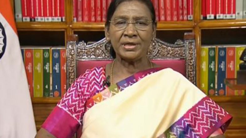 India News | Prez Murmu Stresses 'Viksit Bharat' Goal by 2047, Lauds Youth and Women Empowerment in 80th Independence Day Eve Address: Top Quotes