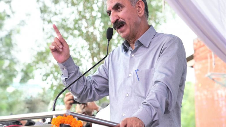 India News | Himachal CM Sukhu Announces Science College, AIIMS-Level Ayurvedic Institute in Hamirpur