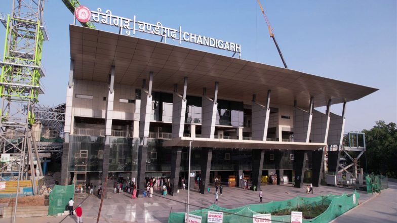 India News | Chandigarh Railway Station Redevelopment Nears Completion, World-Class Passenger Facilities Taking Shape