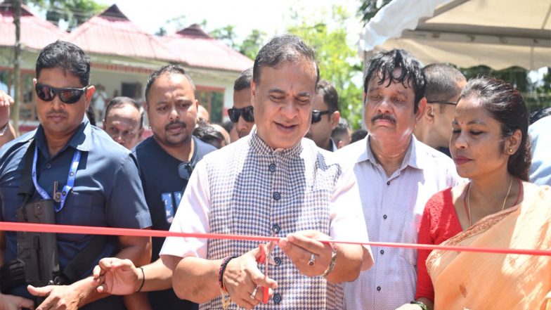 India News | Assam CM Inaugurates Development Projects in Jalukbari Constituency; Inaugurates RCC Bridge Constructed to Connect Bamunrajan Road