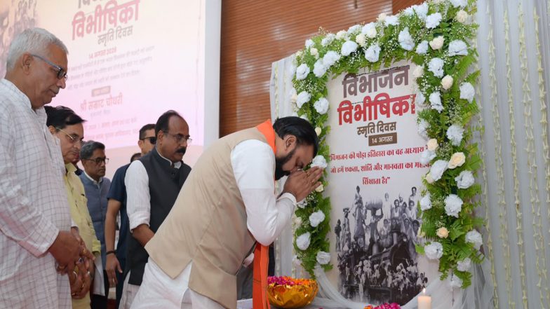 India News | Bihar Chief Minister Pays Tribute Partition Victims on Partition Horrors Remembrance Day