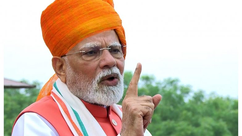 India News | PM Modi to Lead 80th I-Day Celebrations, Address Nation for 13th Consecutive Time from Red Fort