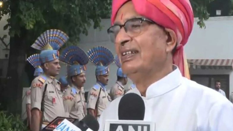 India News | Shivraj Singh Chouhan Hoists Tricolour at Residence, Urges Citizens to Serve Nation with Dedication