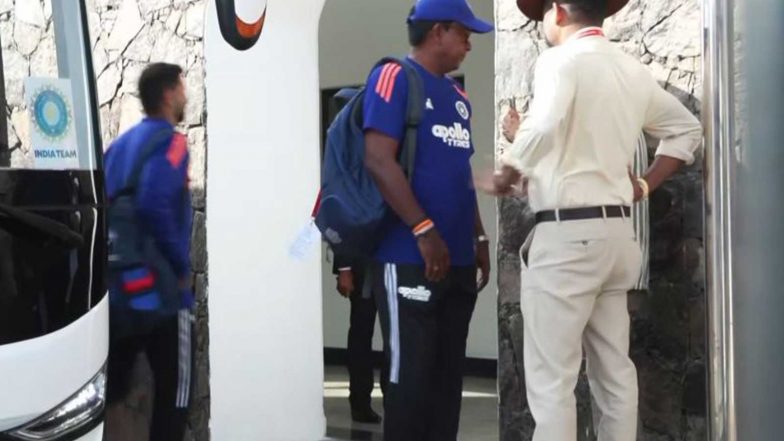 Sports News | Team India and Sri Lanka Arrive at Galle International Stadium Ahead of Opening Test