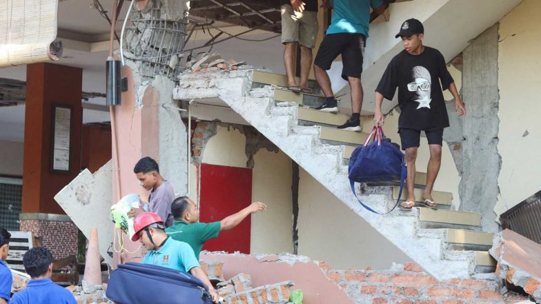 World News | At Least 5 Dead After Powerful 7.7 Earthquake Hits Indonesia's Flores Island