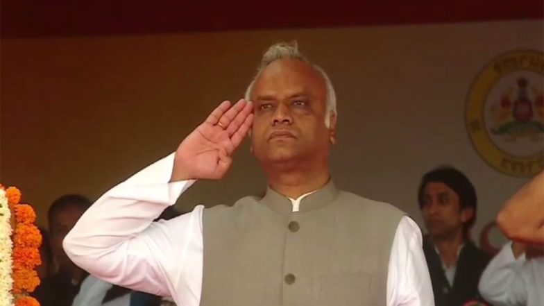 India News | Karnataka: Priyank Kharge Hoists National Flag at DAR Police Ground in Kalaburagi on 80th Independence Day