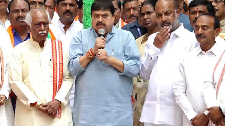 India News | Telangana Being Pushed into Debt Trap by Congress, BRS: Ramchander Rao