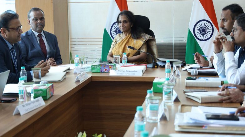 World News | MEA Secy Sripriya Ranganathan to Embark on Six-day Visit to Egypt, Palestine and Lebanon