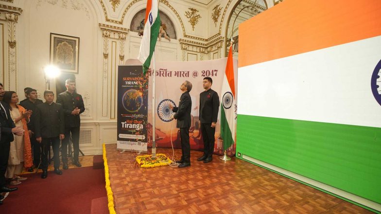 World News | 'Suryapath Tiranga' Carries National Flag Across Globe as Indian Missions Join 'Har Ghar Tiranga 2026'