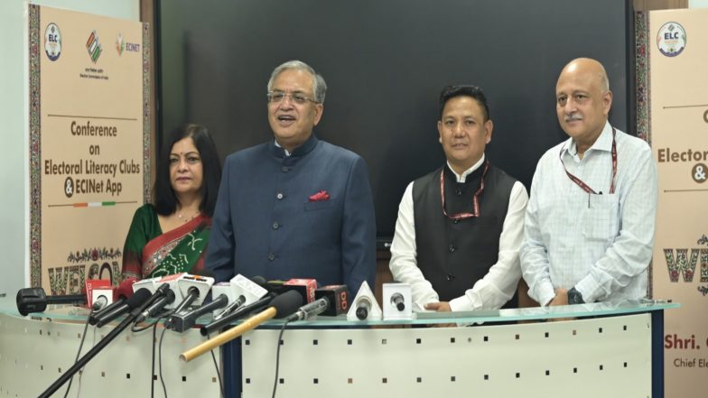 India News | CEC Gyanesh Kumar Begins Two-day Tour of Bihar; Praises State's Historic Voter Turnout