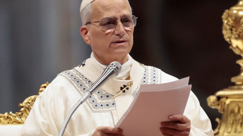 World News | Pope Leo XIV Renews Call to End Violence in West Bank, Calls for Two-state Solution