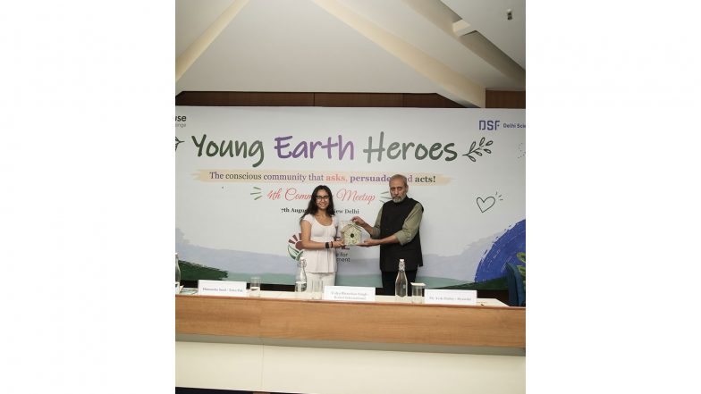 Business News | Young Earth Heroes Captain Siyona Munjal Leads Young Voices in Rethinking Consumption and Sustainability