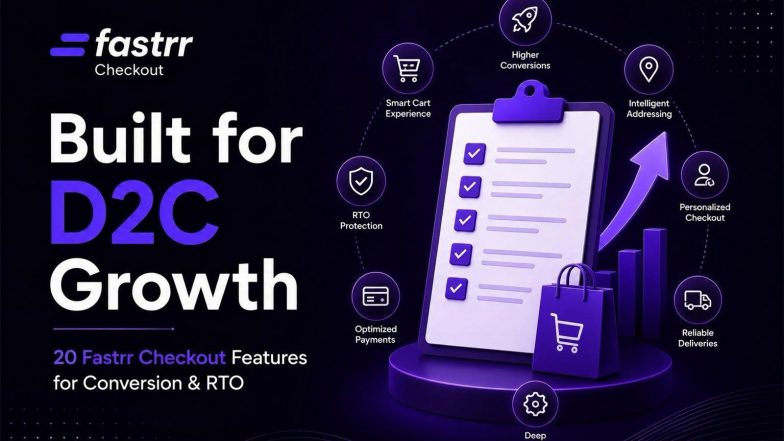 Business News | Fastrr Checkout Helps D2C Brands Tackle Conversion, RTO Challenges