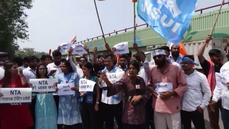 India News | NSUI Stages Protest Against NTA in Delhi over Alleged 2026 UGC-NET Examination Irregularities