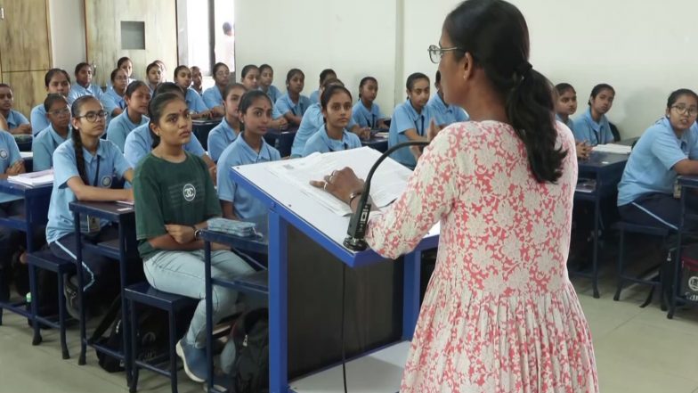 India News | Gujarat: Girls in Government Schools to Receive Free Oxo-biodegradable Sanitary Napkins Worth Rs. 30 Per Month